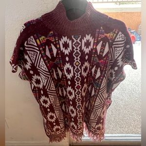 NWT artisan poncho